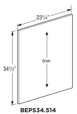 End Panel Skin 23.1/4"