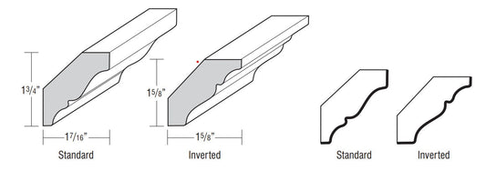Classic Standard Crown Moulding 8'